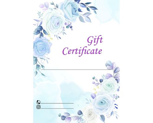 gift certificate